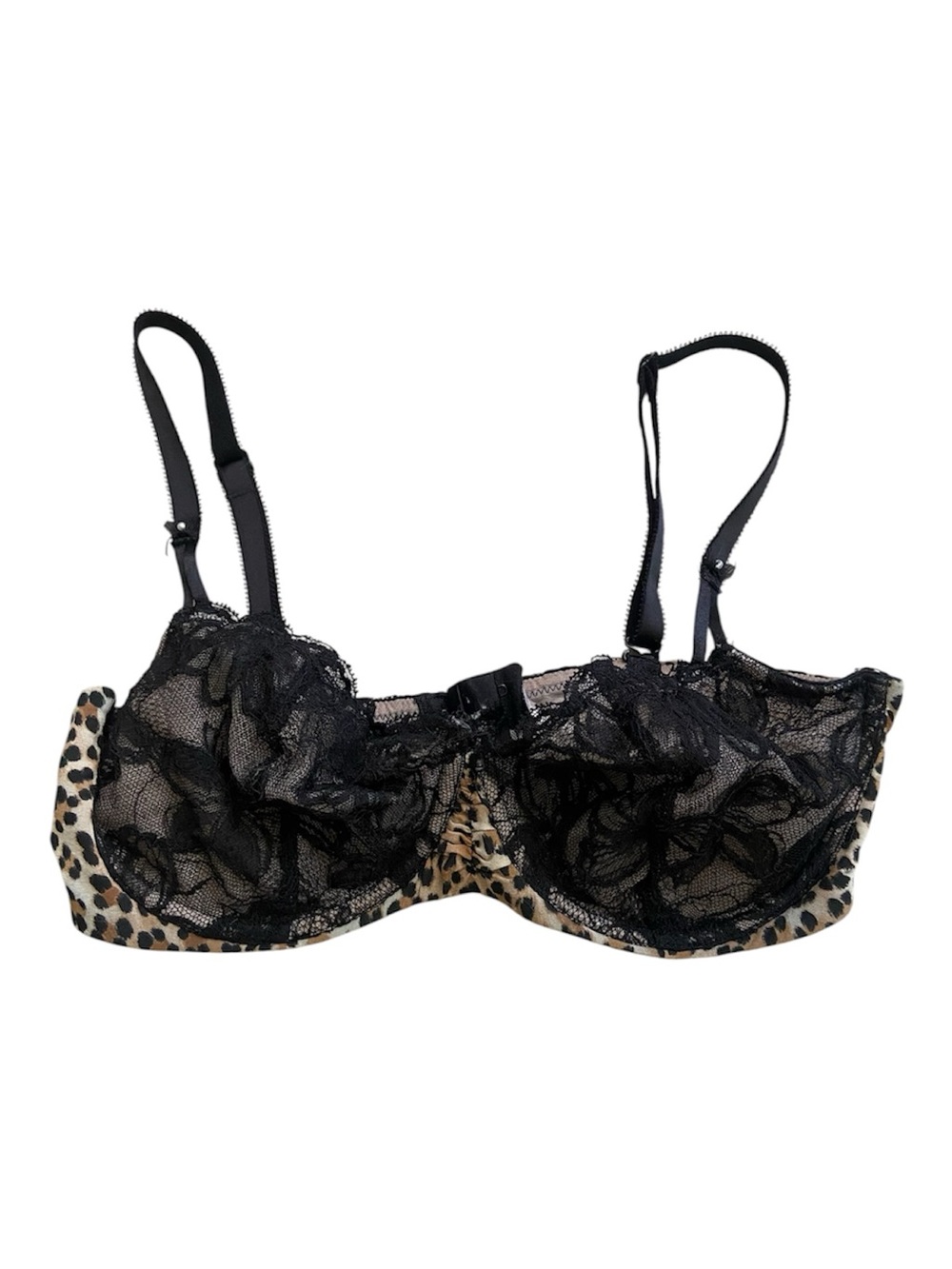 Victoria’s Secret Lace & Leopard Print Underwire Bra 36D